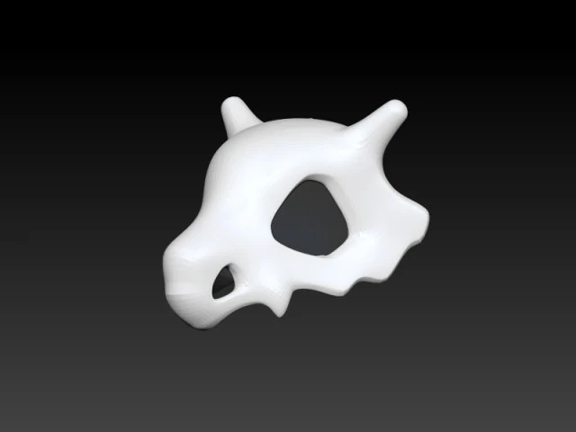 pokemon de impresión 3d del cráneo cubone Modelo de impresión 3D .c4d .max .obj .3ds .fbx .stl .blend
