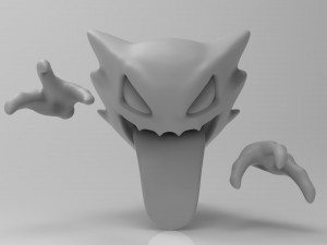 haunter pokemon Model Cetak 3D