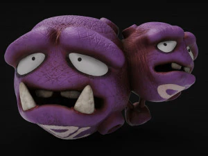 weezing - Pokemon 3D Modell