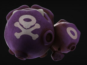 weezing - pokemon Modelo 3D