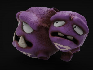 weezing - pokemon Modelo 3D