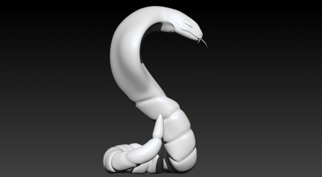 arbok pokemon - team rocket 3D Model .c4d .max .obj .3ds .fbx .stl .blend