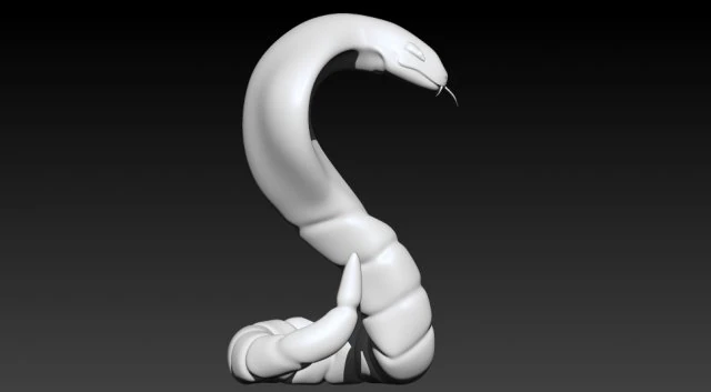 pokemon arbok - rakieta drużynowa Model 3D .c4d .max .obj .3ds .fbx .stl .blend