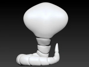 pokemon arbok - rakieta drużynowa Model 3D