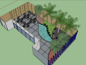 sketchup garden landscape 3d 3D-Modell