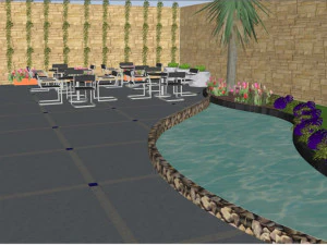 sketchup garden landscape 3d 3D Model
