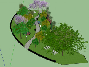 sketchup park 3d 3D Model