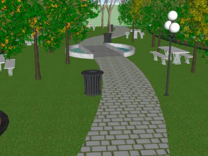 sketchup park 3d 3D Model