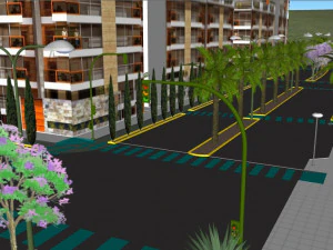 residential housing complex 3D Model