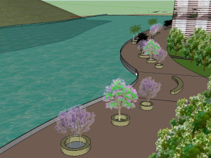 residential housing complex 3D Model