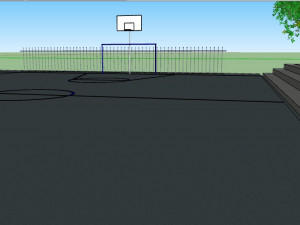 sport field for cities or schools 3D मॉडल