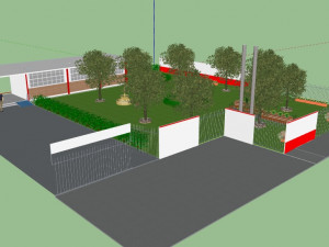 garden for schools 3D मॉडल