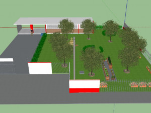 garden for schools 3D Модель