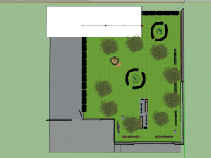 garden for schools 3D Модель