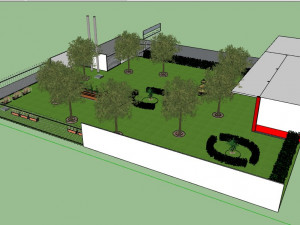 garden for schools 3D Модель
