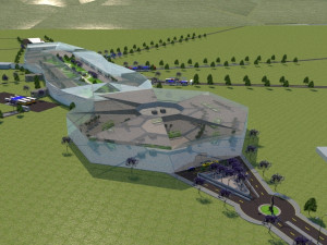 intermodal station 3D Model