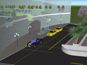 intermodal station Model 3D