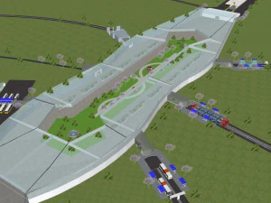 intermodal station 3D Model