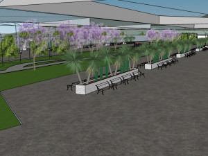 intermodal station Model 3D