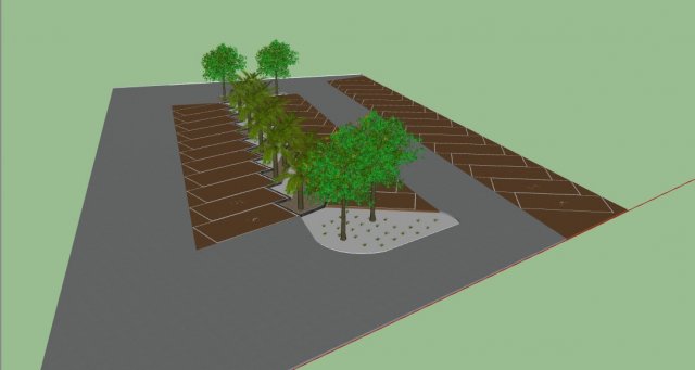 parking lot 3D Модель .c4d .max .obj .3ds .fbx .stl .blend 