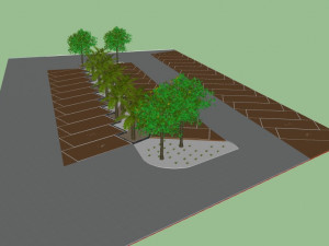 parking lot 3Dモデル