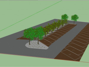 parking lot 3D Модель