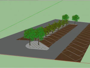 parking lot 3D Model