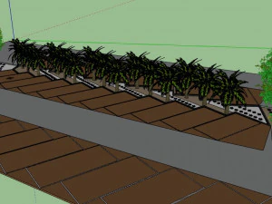 parking lot 3D Model