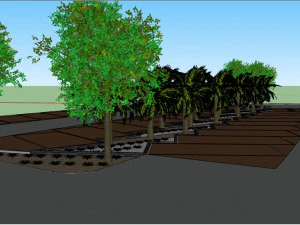 parking lot 3D Model
