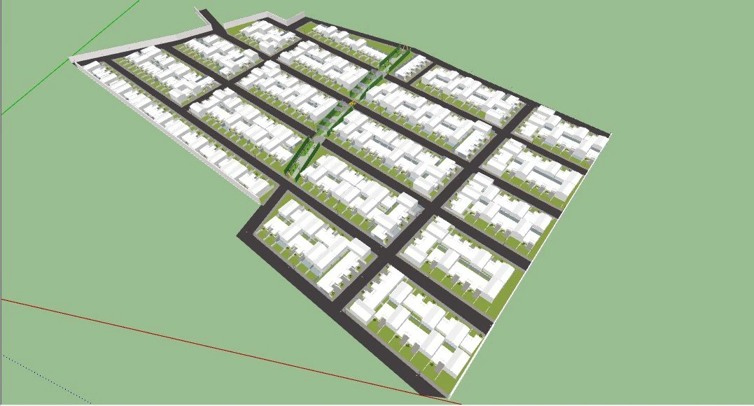 housing complex h4 3D Model .c4d .max .obj .3ds .fbx .stl .blend 
