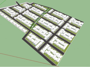 housing complex h4 3D मॉडल