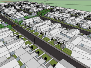 housing complex h4 3D 모델