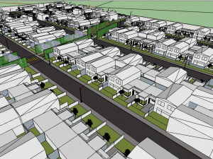 housing complex h4 3D Model