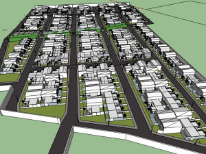 housing complex h4 3D 모델