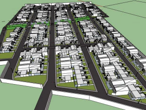 housing complex h4 3D Model