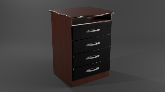 dresser 3D Modell .c4d .max .obj .3ds .fbx .stl .blend