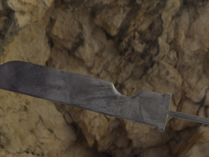 sword without handle Model 3D