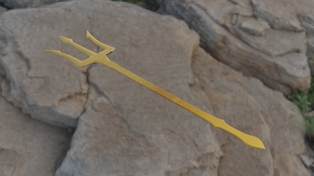 trident 3D-Modell .c4d .max .obj .3ds .fbx .stl .blend 