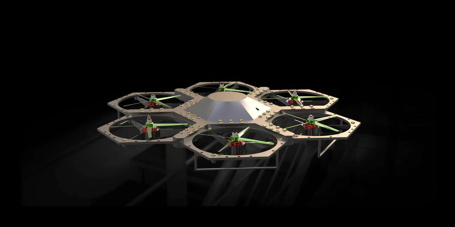 quadricottero Modello 3D .c4d .max .obj .3ds .fbx .stl .blend 