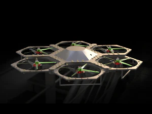 quadroc&oacute;ptero Modelo 3D