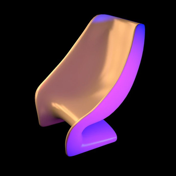 Modern chair 3D Model .c4d .max .obj .3ds .fbx .stl .blend 