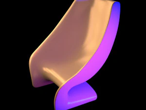 Modern sandalye 3D Model