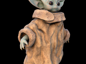 Baby yoda yedi 3D Model