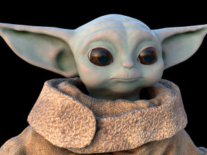 Baby yoda yedi 3D Model