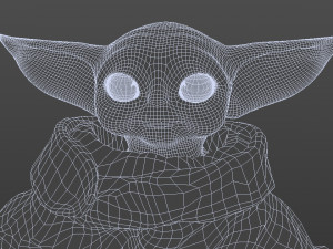 Baby yoda yedi 3D Model