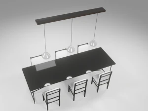 dining set 3D Model
