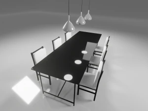 dining set 3D Model