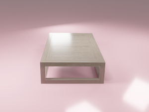 table Modelo 3D