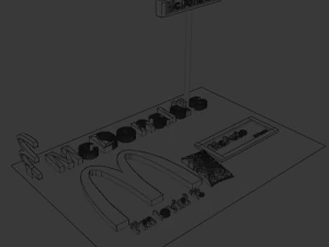 mcdonalds pack 3D Model