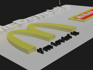 mcdonalds pack 3D Model